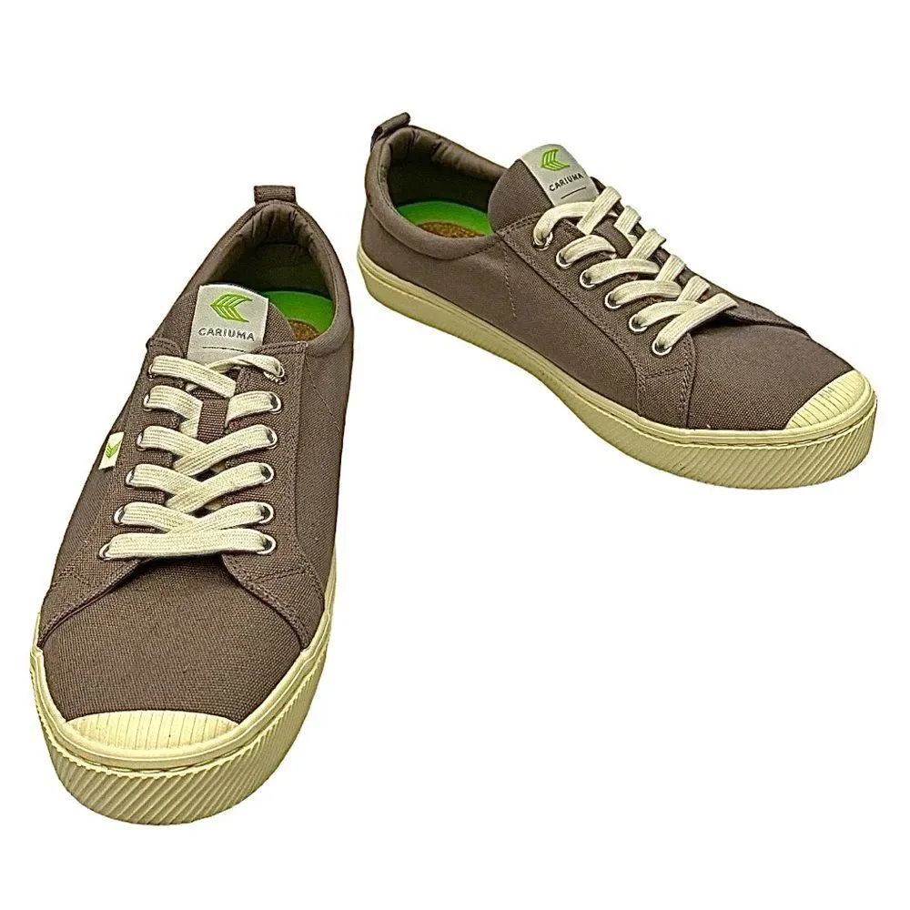 Cariuma Gray Sustainable Low Top Sneakers Men’s Size 13 Casual Lace Up - Picture 5 of 11